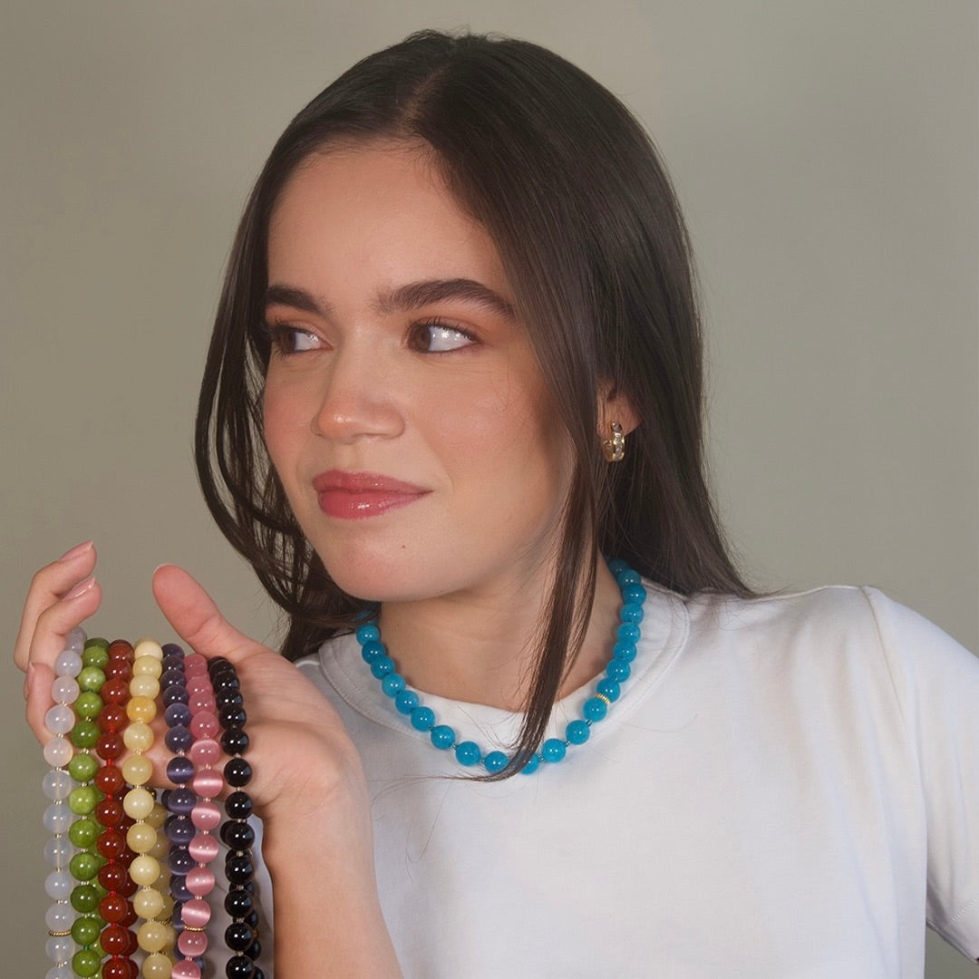 COLLAR MOROCCO TURQUESA