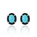 ARETES FASCINO TURQUOISE -ONIX