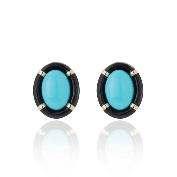 ARETES FASCINO TURQUOISE -ONIX
