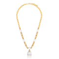 COLLAR CAPRI WHITE AGATE