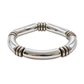 PULSERA BAMBU -PLATEADA
