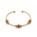 BRAZALETE JONC TORSAL -AZUL