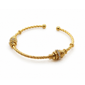 BRAZALETE JONC TORSAL -CLEAR