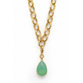 COLLAR DROP CHARM PACIFIC OPAL