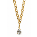 COLLAR DROP CHARM GRAY