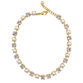 COLLAR SHINE PERLA Y CRISTAL CLEAR