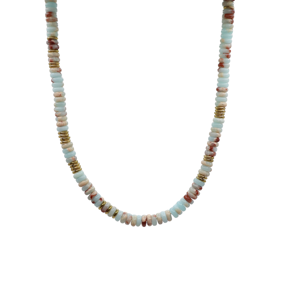 COLLAR MARRUECOS AZUL CELESTE