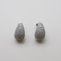 ARETES GOTA SILVER CON CRISTAL