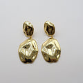 ARETES COLGANTE CRAQUELADO GOLD