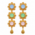 ARETES DULCINEA FLOWER MIX EARRINGS