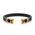 BRAZALETE SARINA NEGRO -OJO DE TIGRE