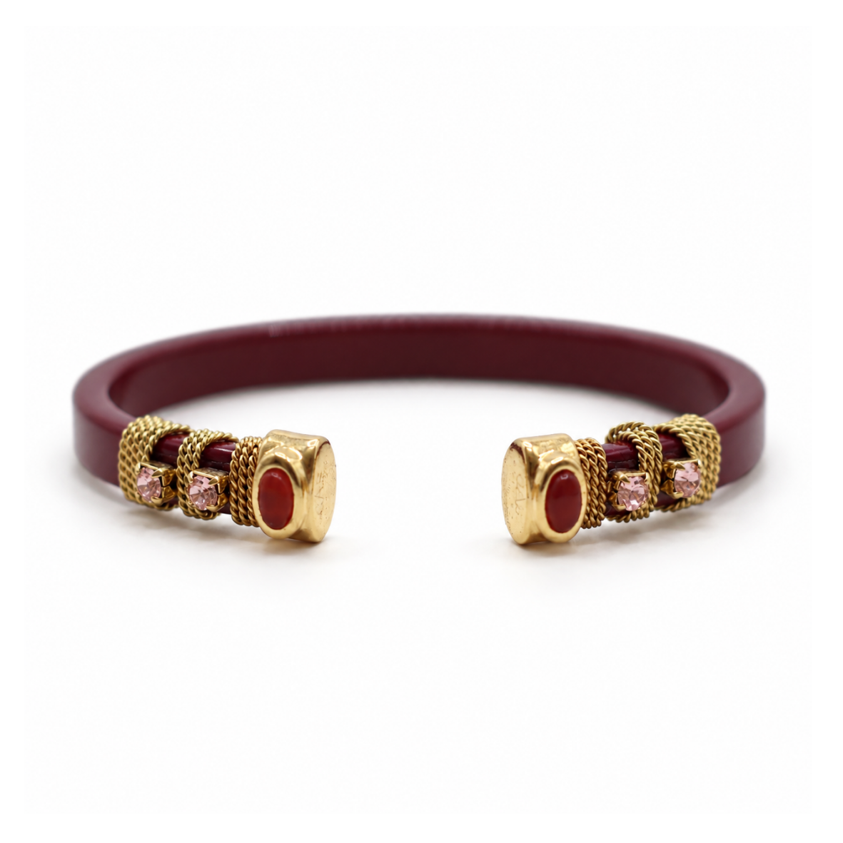 BRAZALETE SARINA TINTO -RED JASPER