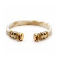 BRAZALETE SARINA IVORY AROS -OJO DE TIGRE
