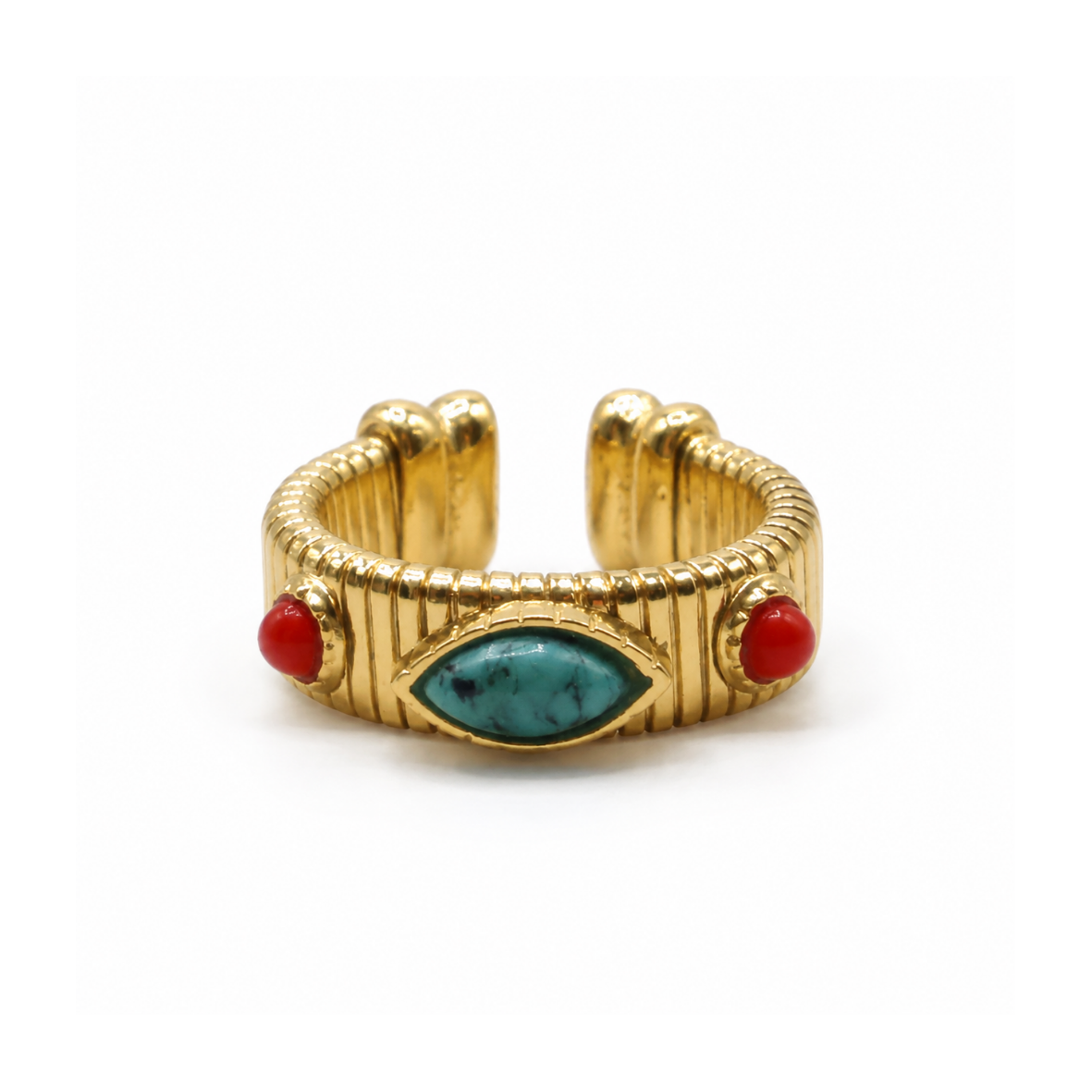 ANILLO STRADA MIX TURQUEZA -NARANJA