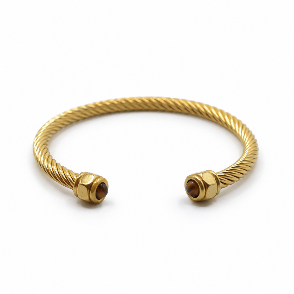 BRAZALETE GOLD OJO DE TIGRE