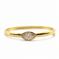 BRAZALETE CERRADO OVAL GOLD