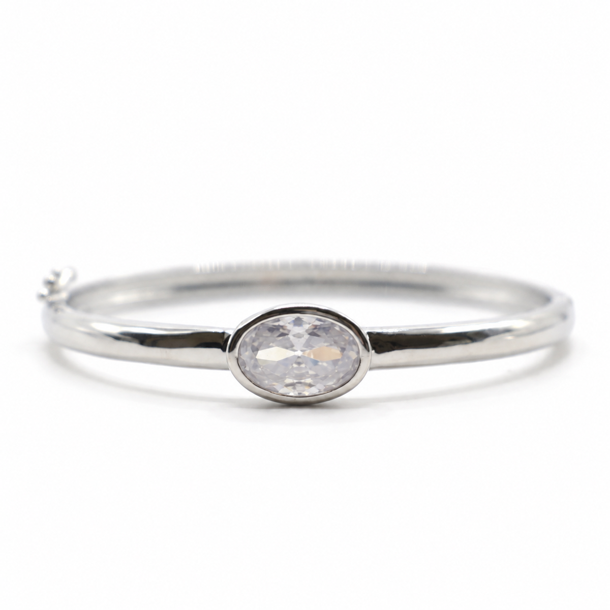 BRAZALETE CERRADO CIRCULAR SILVER
