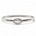 BRAZALETE CERRADO OVAL SILVER