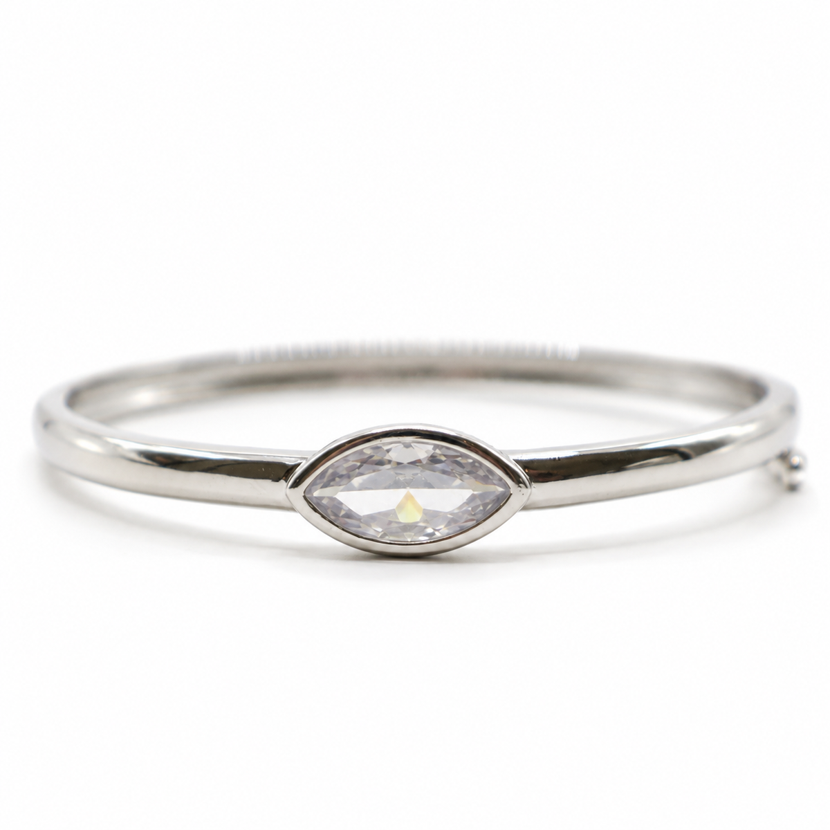 BRAZALETE CERRADO OVAL SILVER