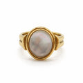 ANILLO OVAL MADREPERLA
