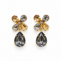 ARETES FLOWER DROP GRIS