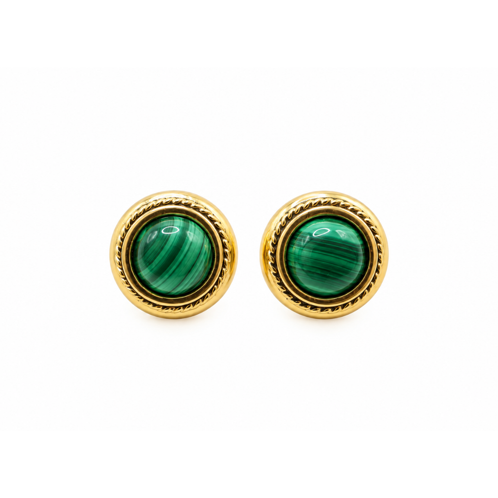 ARETES SOULFULL MALAQUITA