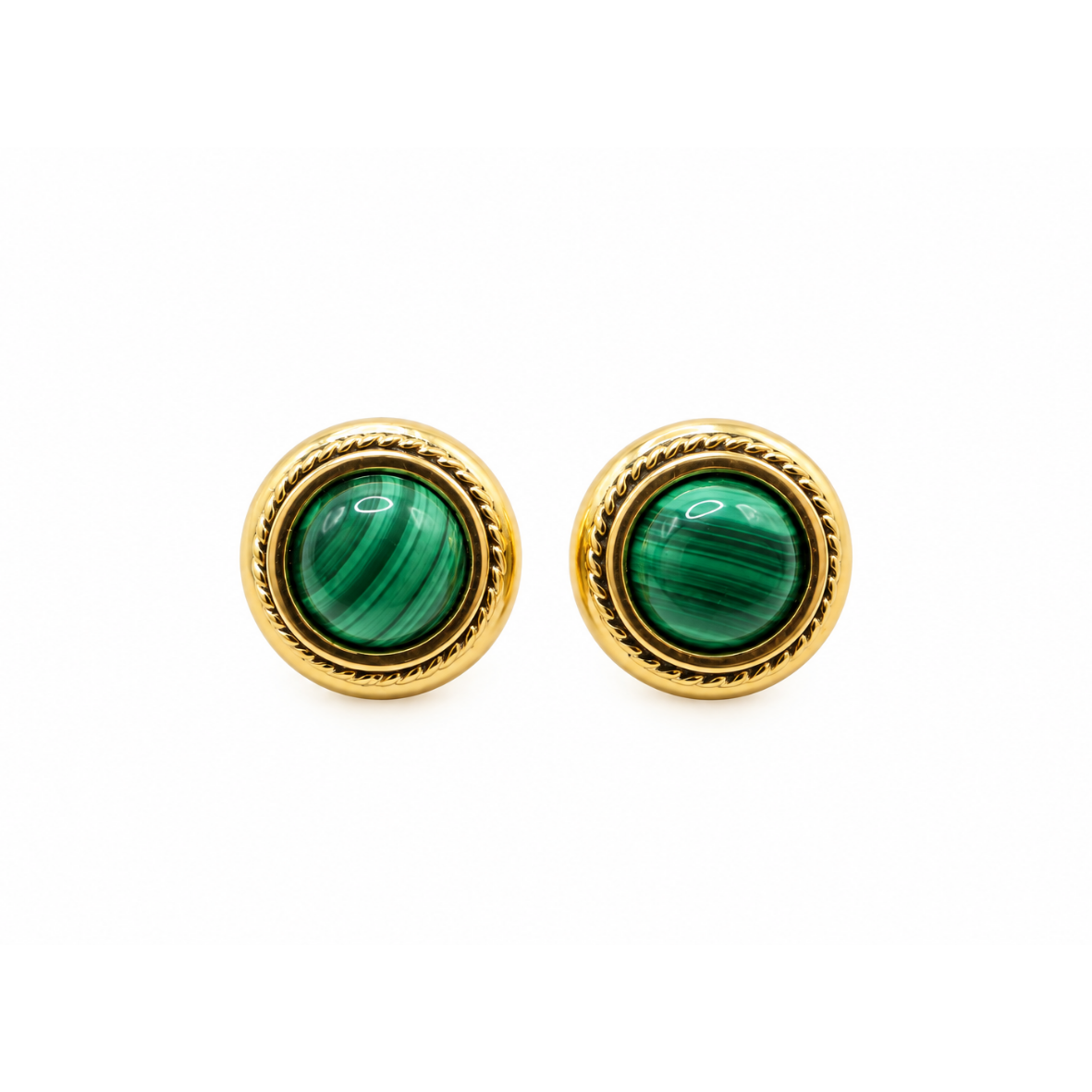 ARETES SOULFULL MALAQUITA