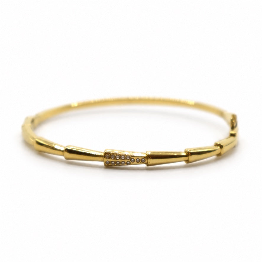 BRAZALETE CERRADO BAMBOO GOLD