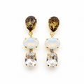 ARETES ROC OVAL GOTA CAFE, OPAL & CLEAR