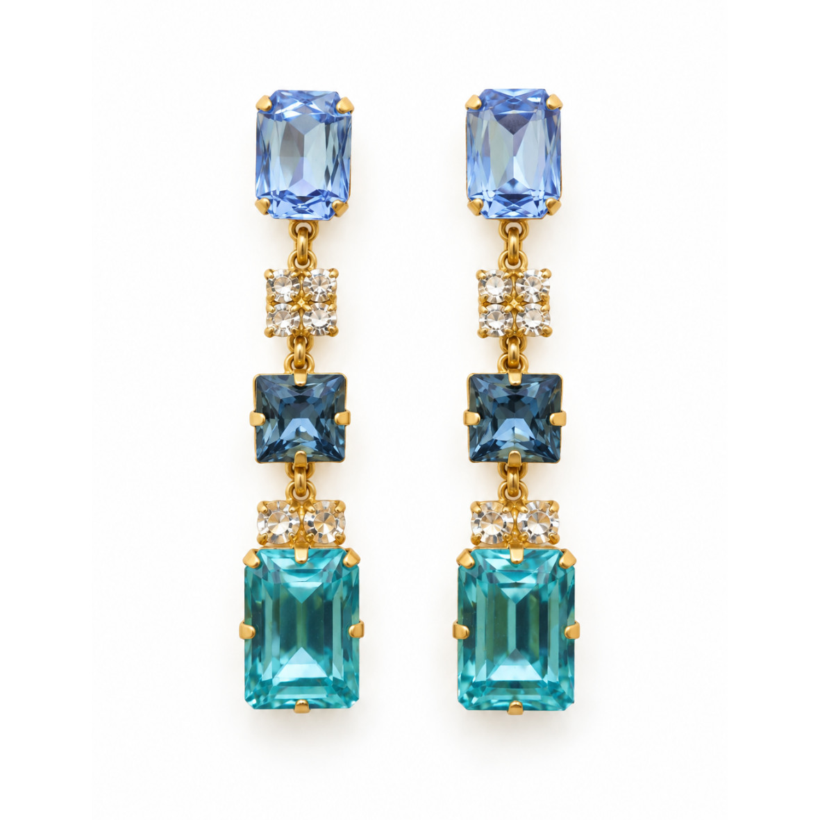 ARETES ROSIE - AZUL