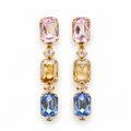 ARETES ZAYN ROSA GOLD Y AZUL