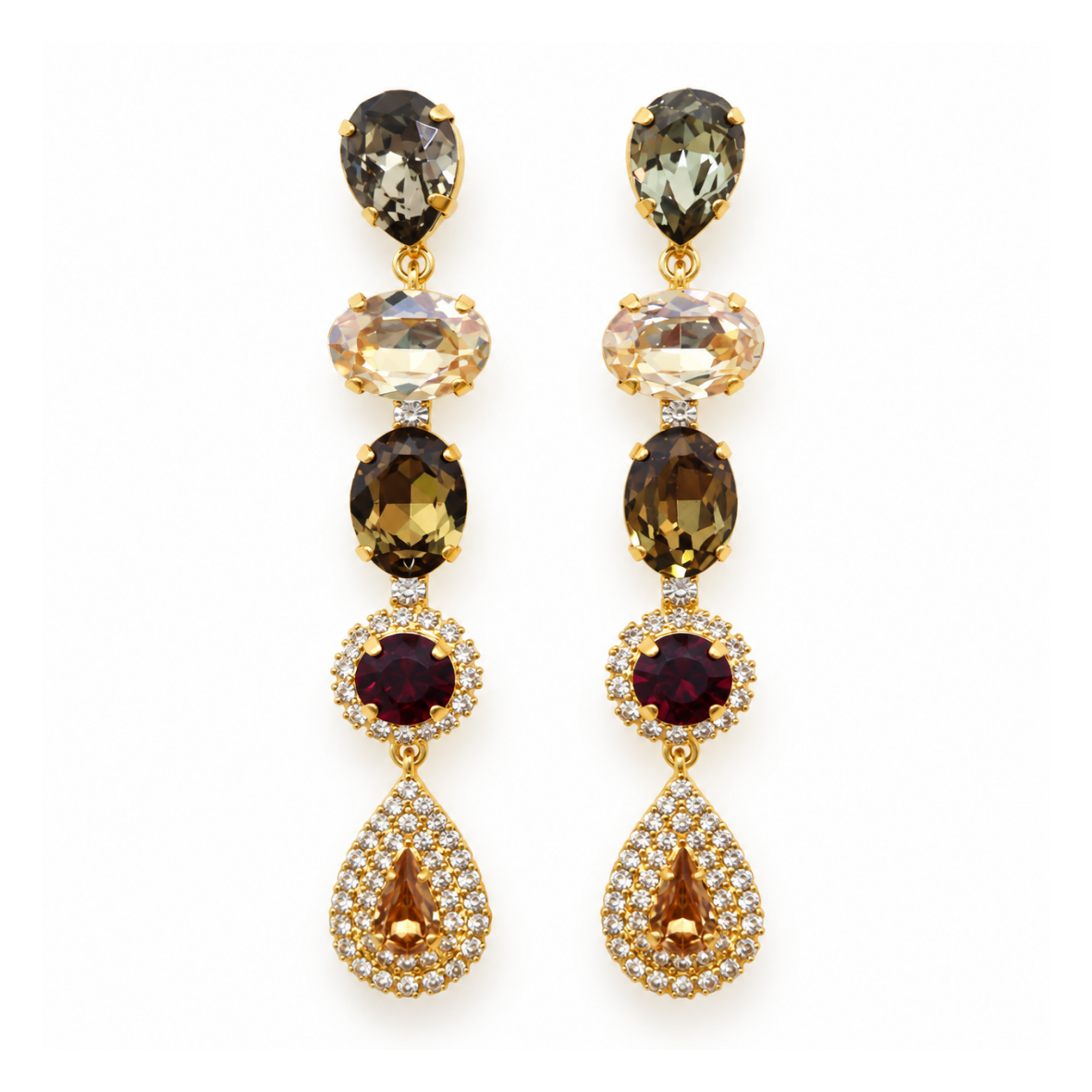ARETES SWAR DROP DORADO -GOLD