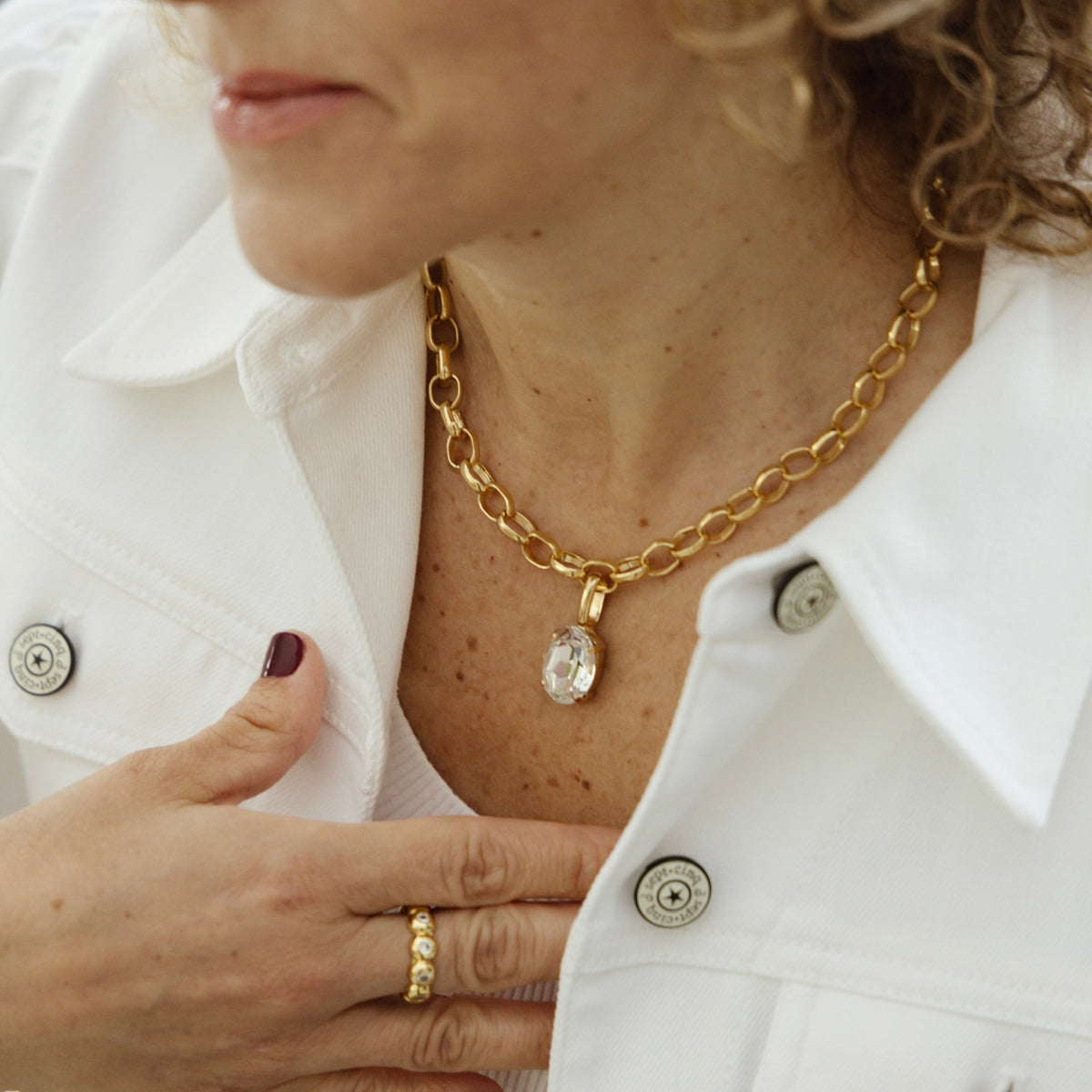 COLLAR MOONBEAM CLEAR