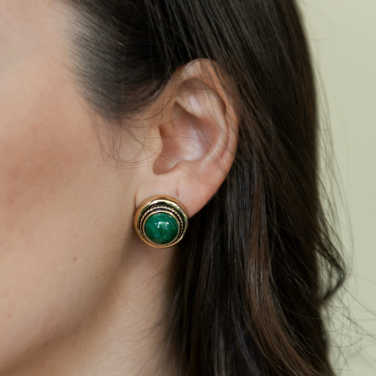 ARETES SOULFULL MALAQUITA