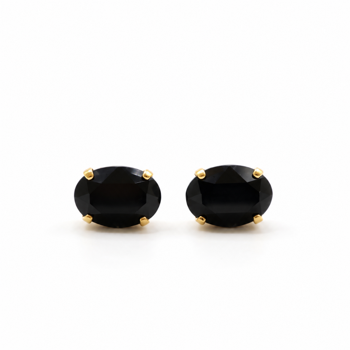 ARETES MADRID CRISTAL NEGRO