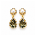 ARETES HEAVEN PERLA Y GRIS