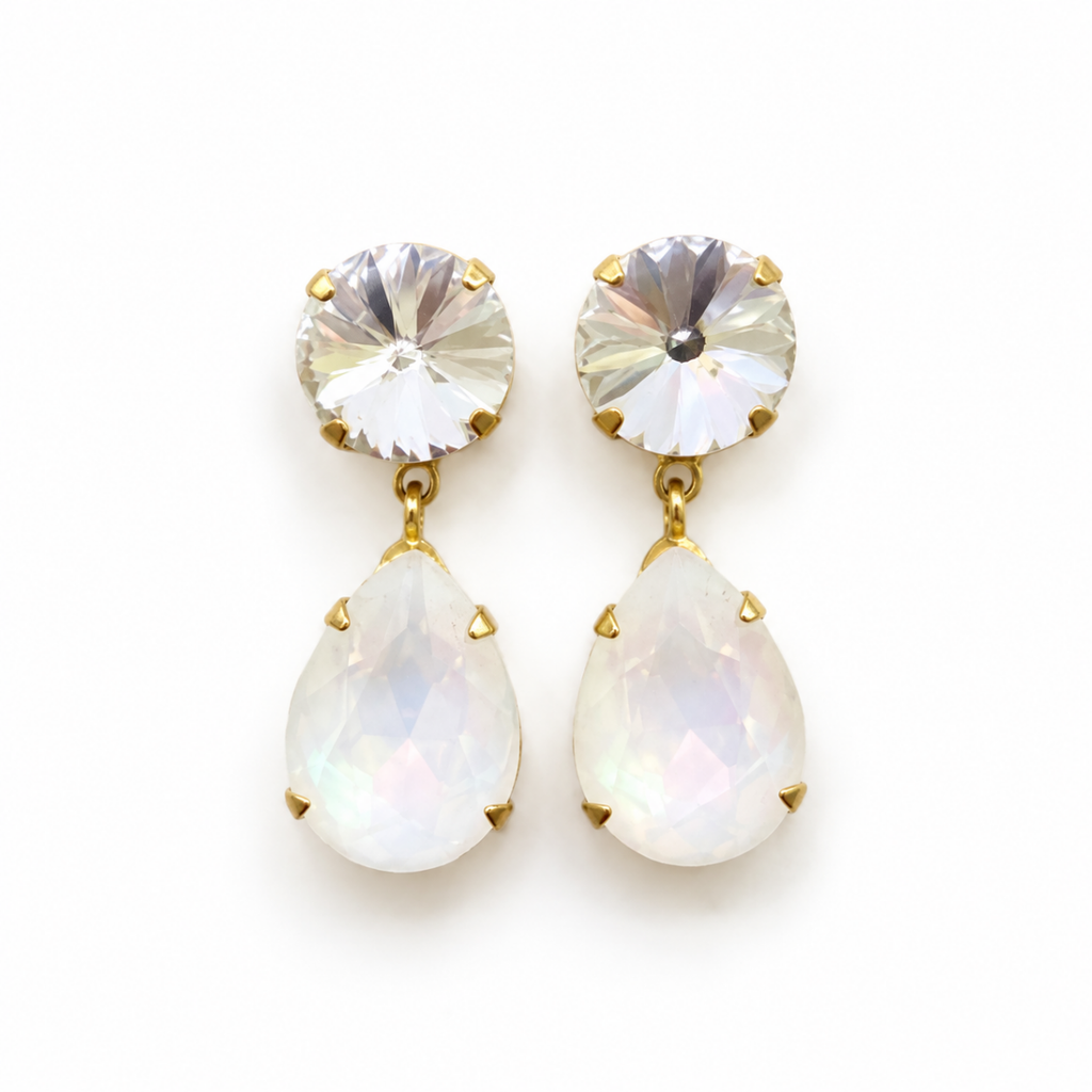 ARETES ROMELIA -BLANCO