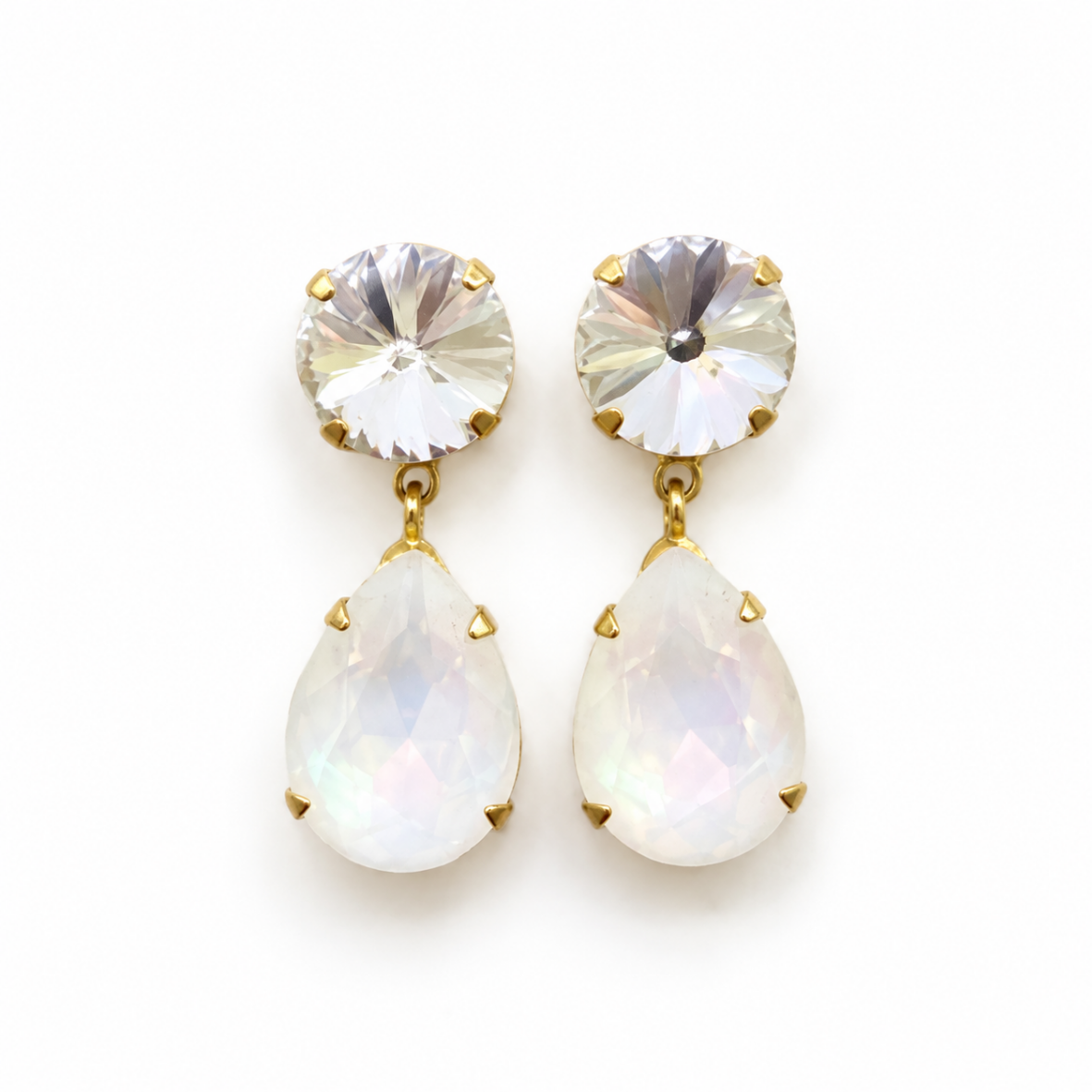 ARETES ROMELIA -BLANCO