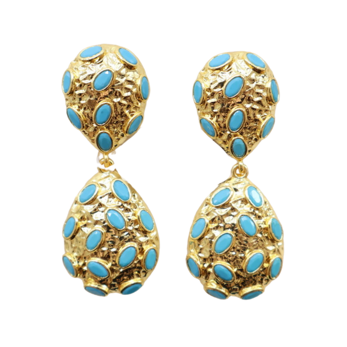 ARETES CALE - TURQUESA