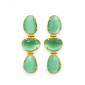 ARETES MARCIA - VERDE MENTA