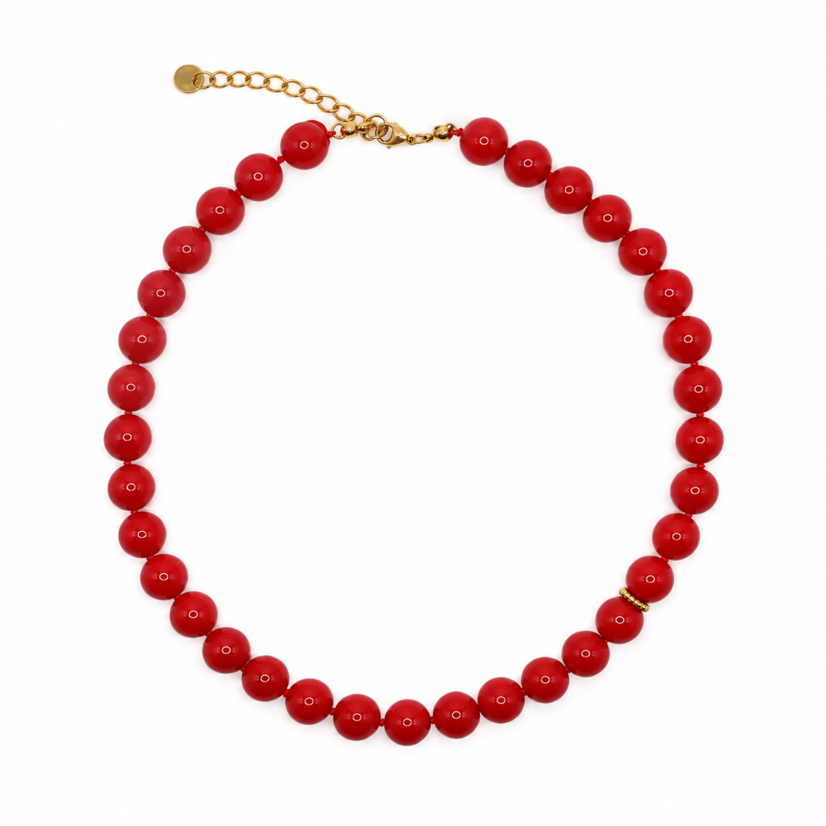 COLLAR MOROCCO ROJO CLARO