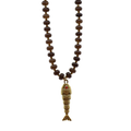 COLLAR MOROCCAN CAFE Y DIJE PEZ GOLD