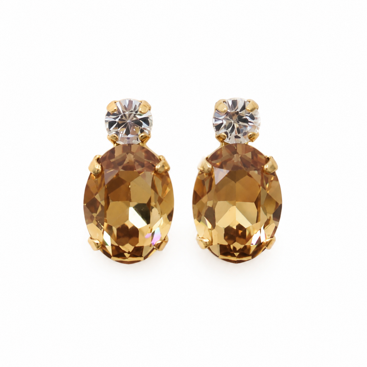 ARETES OVAL TWINKLE GOLD