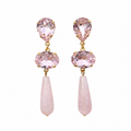 ARETES ROSETTE ROSA