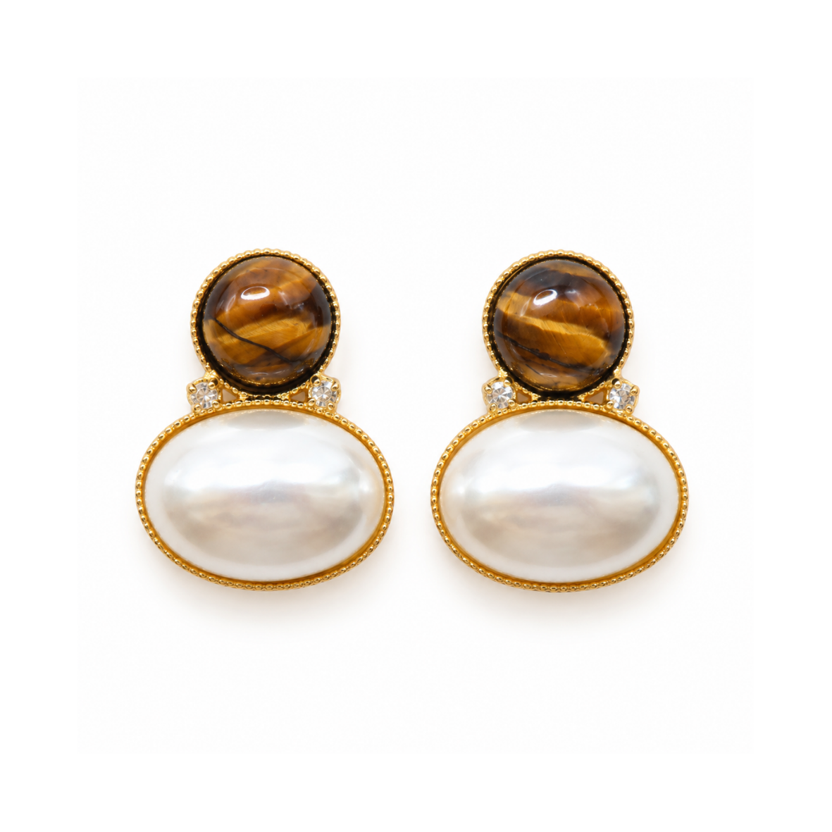 ARETES CAMEO PERLA