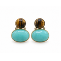 ARETES CAMEO TURQUESA