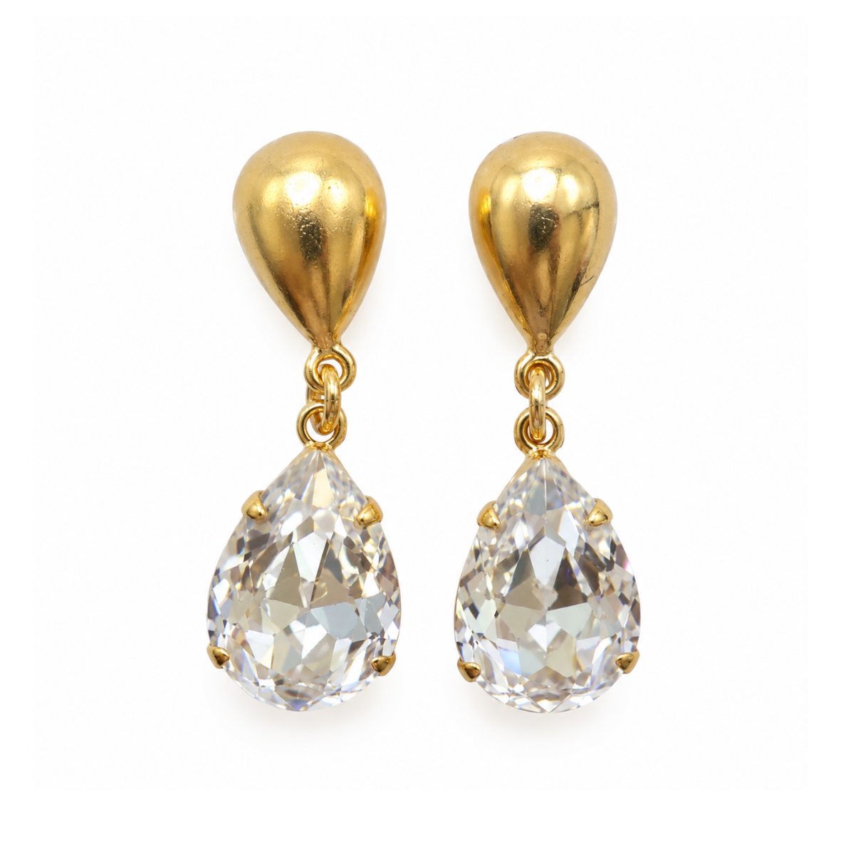 ARETES TEARDROP CLEAR