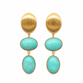 ARETES RIPPLE TURQUOISE