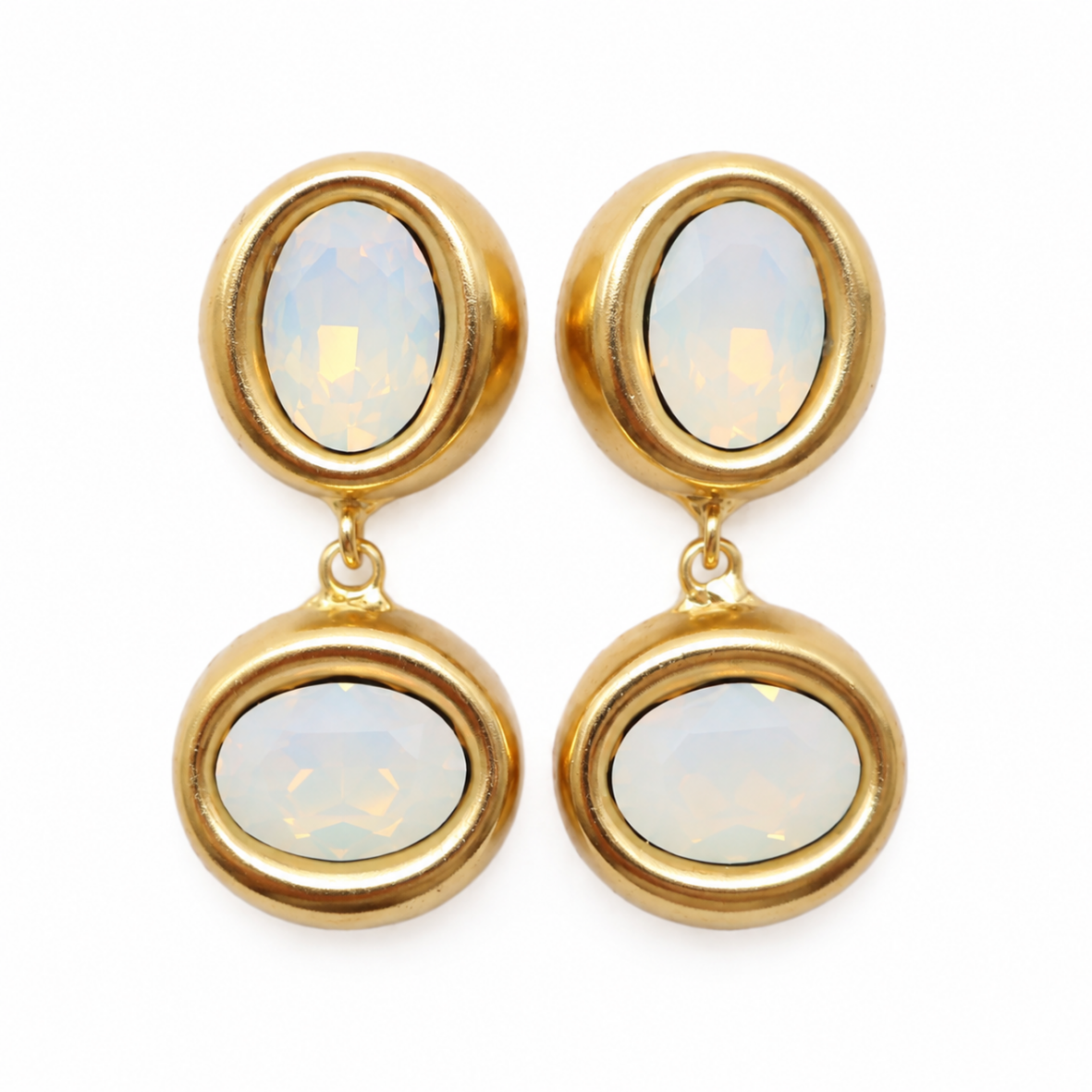ARETES GLORY BLANCO TORNASOL