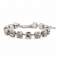PULSERA SHINE CLEAR BASE METAL -S
